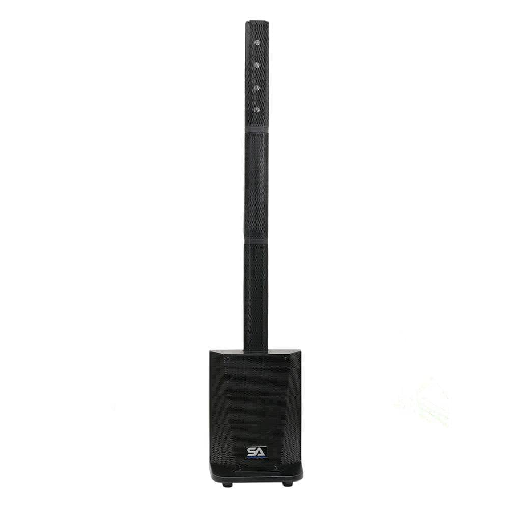 Powered Portable Column Array PA System - 4x3 Column Speaker & 10