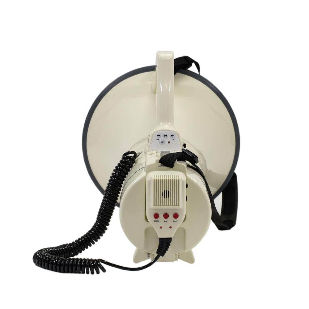 Megafono Altoparlante 50W Con Batteria Ricaricabile - Sirena, Bluetooth, Microfono E Lettore MP3 - Portata 800-1200 M - 5