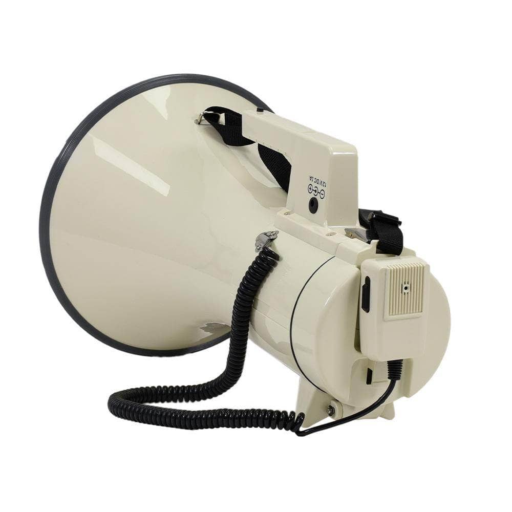 Megafono Altoparlante 50W Con Batteria Ricaricabile - Sirena, Bluetooth, Microfono E Lettore MP3 - Portata 800-1200 M - 3