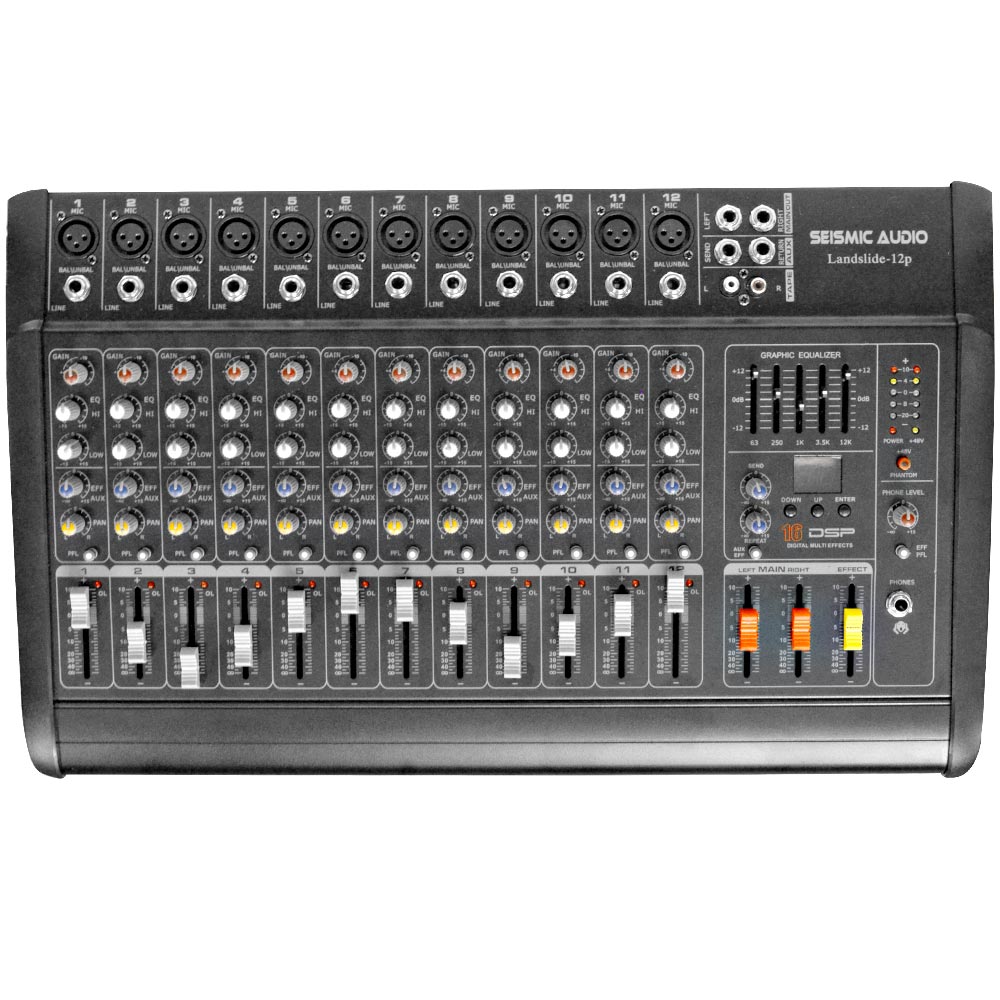 Power Mixer | 12 Channel Powered Mixer | Mixer | 12 Channel Active