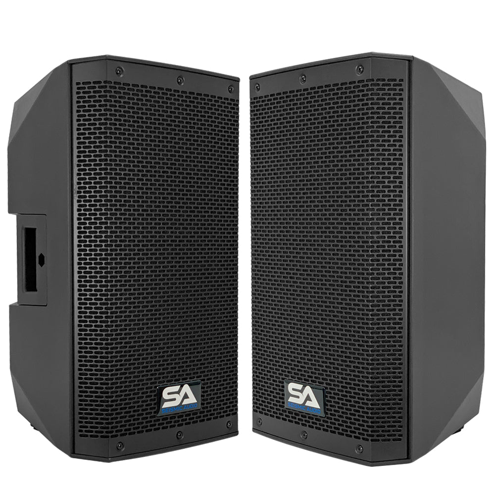 Pair of 10 Inch Active DSP PA DJ Speakers 700 Watt Class D Amp