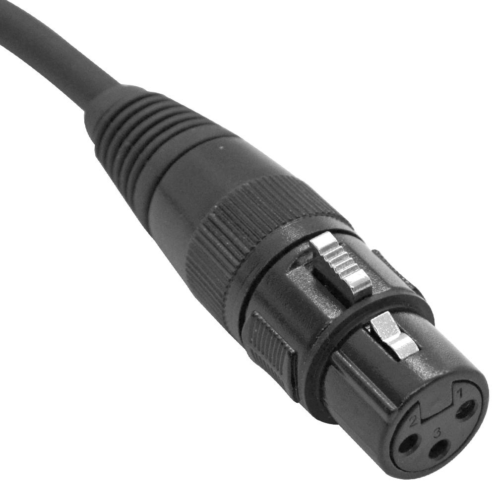 6 Inch 3 Pin XLR Female XLR3F to 5 Pin XLR Male XLR5M DMX