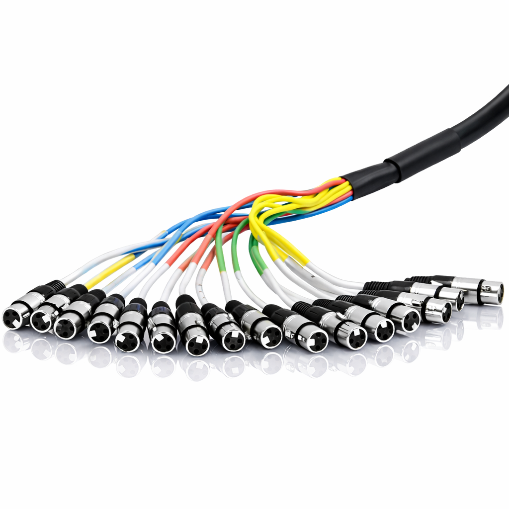 XLR Snake Cable | 16 Channel Snakes | Color Code Snake Cable | 100