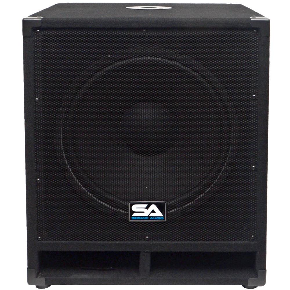 Pair of 15 Inch Subwoofer Bass Cabinets - 300 Watts RMS | 15 Inch
