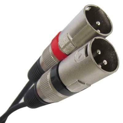 SAXFRM-2x5 - XLR male to RCA Male 5' Patch Cable – Seismic Audio