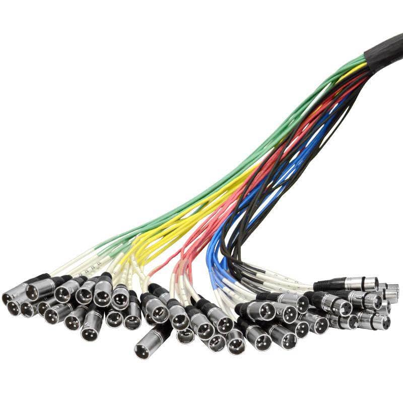 32 Channel XLR Color Coded Snake Cable with Stage Box | 8 Channel