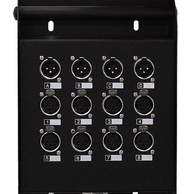 8 Channel XLR Color Coded Snake Cable with Stage Box | 4 Channel