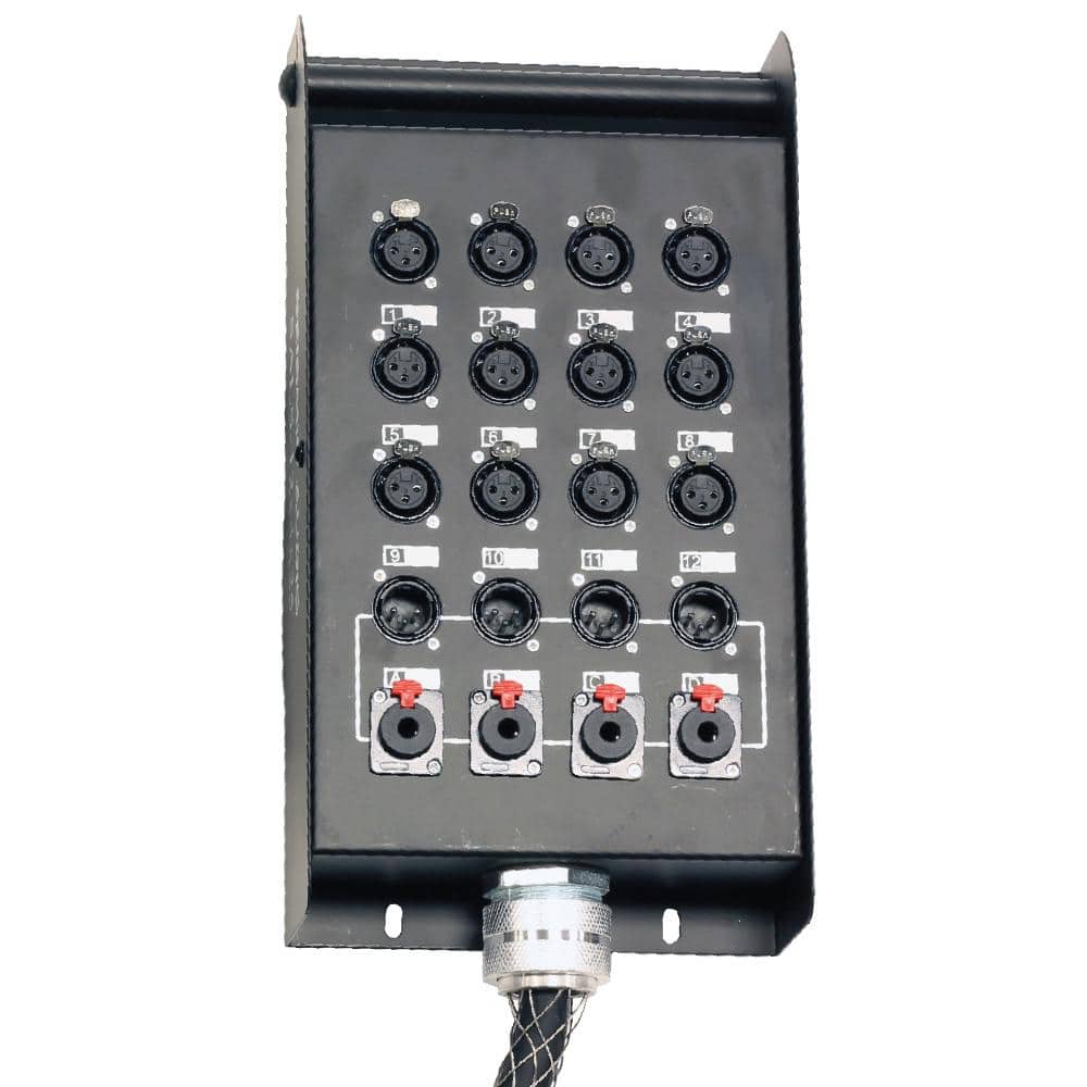 12 Channel Snake Cable | 12 Channel Sends | 4 Returns (2 XLR and 2