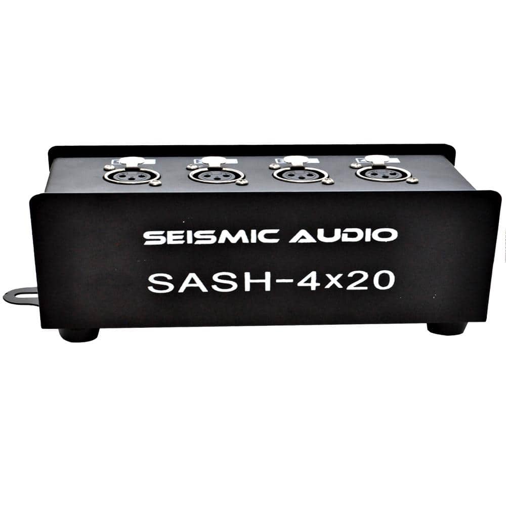4 Channel Snake Cable | XLR Send Sub Snake | 20 Feet – Seismic Audio