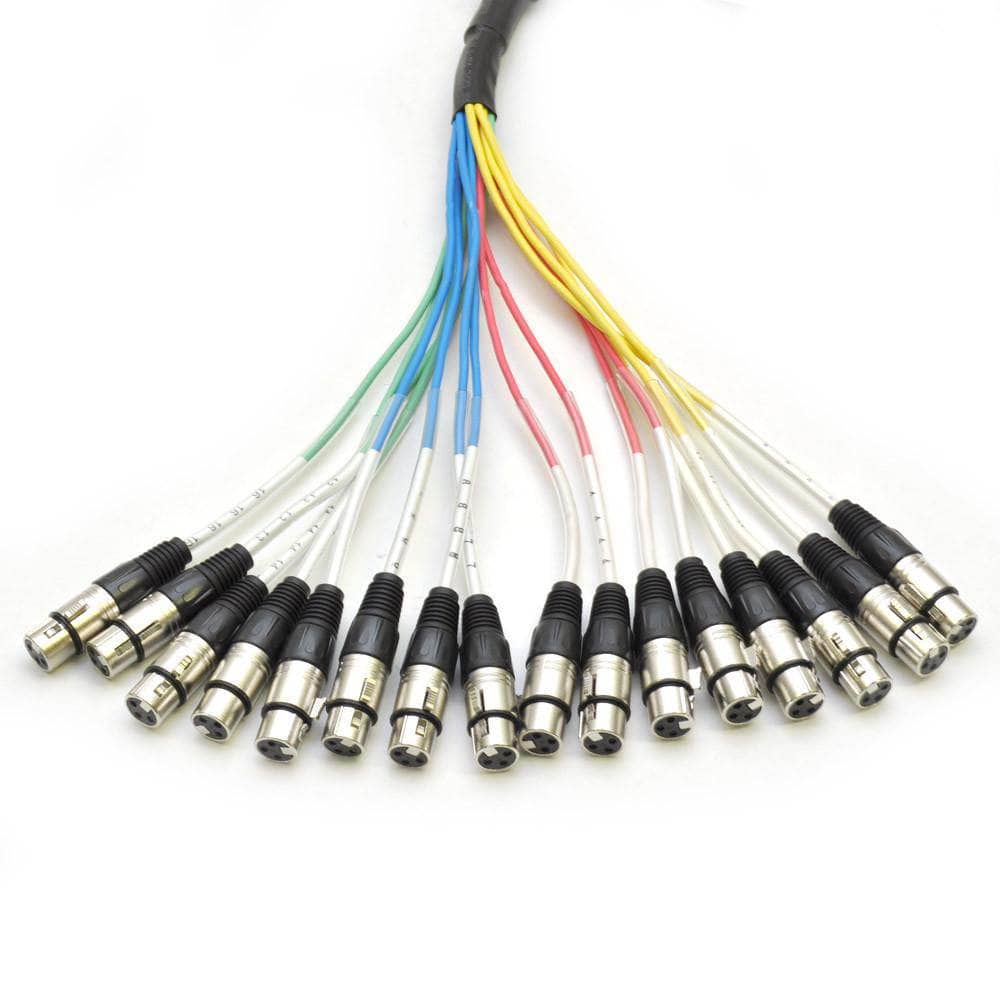 16 Channel | XLR Female to 1/4