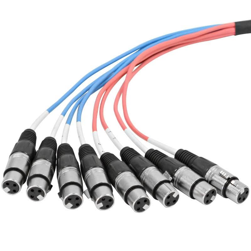 8 Channel | XLR to 1/4