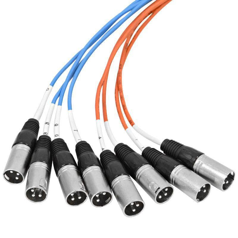 8 Channel | XLR Male to 1/4