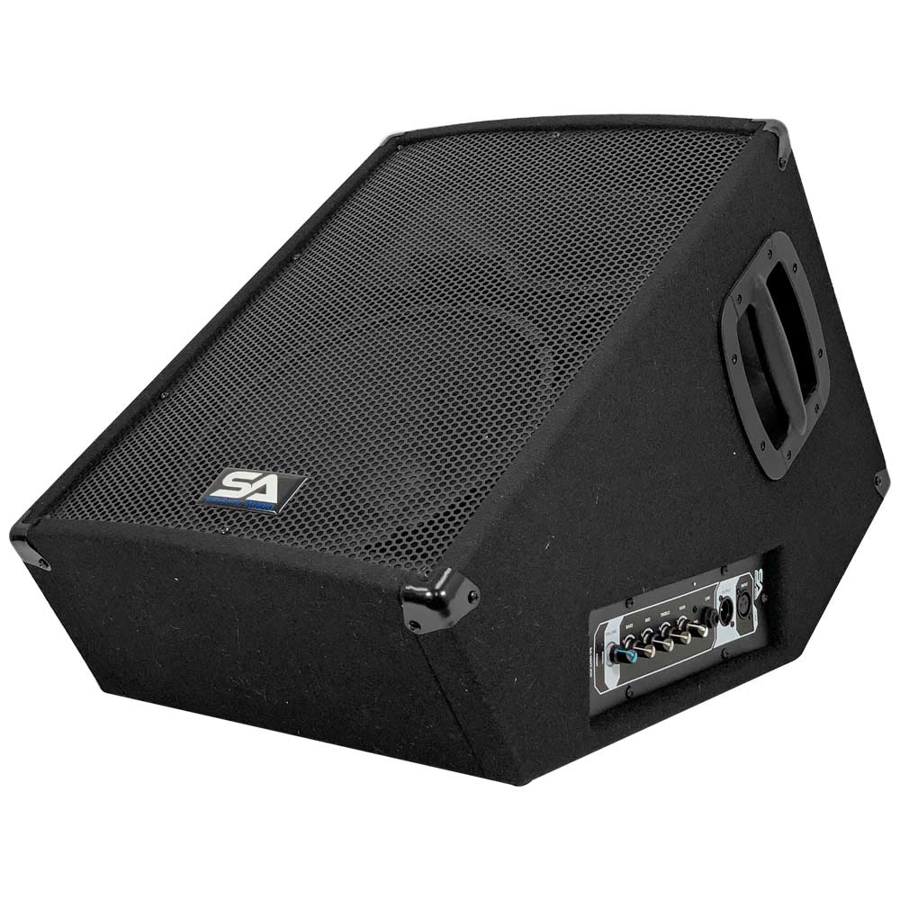 RMS　Studio，　Powered　Stage，　Monitor　Titanium　PA/DJ　SA-12MT-PW　Style　Watts　Wedge　300　Horn　2-Way　12　with　Stage　Floor　Audio　Seismic　並行輸入品-