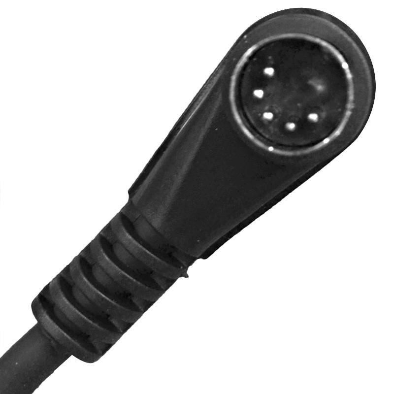 5 Foot Right Angle MIDI Cable Right Angle MIDI Cable 5 Pin Patch