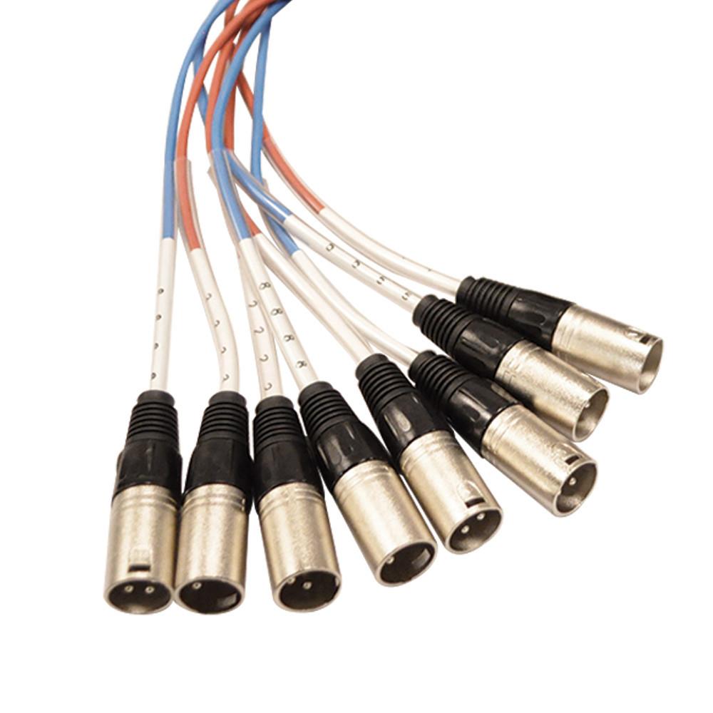8 Channel Compact Sub Snake 30 Foot | Seismic Audio