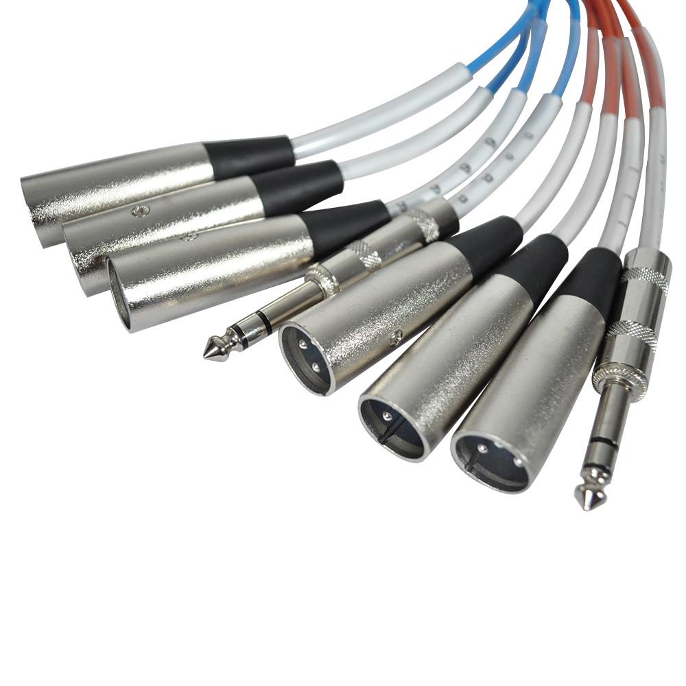 6 Channel 30 Foot Compact XLR Sub Snake with 2 Stereo Feeds