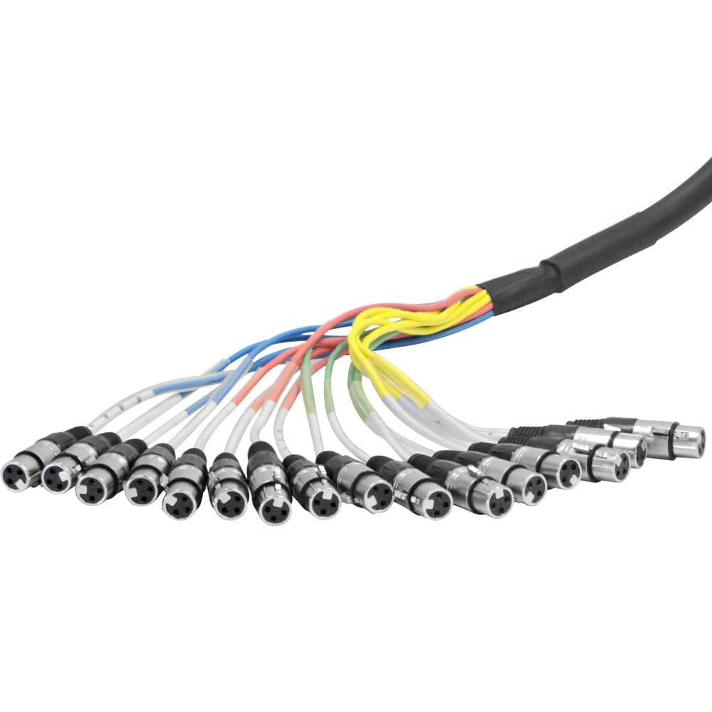 XLR Snake Cable 16 Channel Snakes Color Code Snake Cable 100 Feet