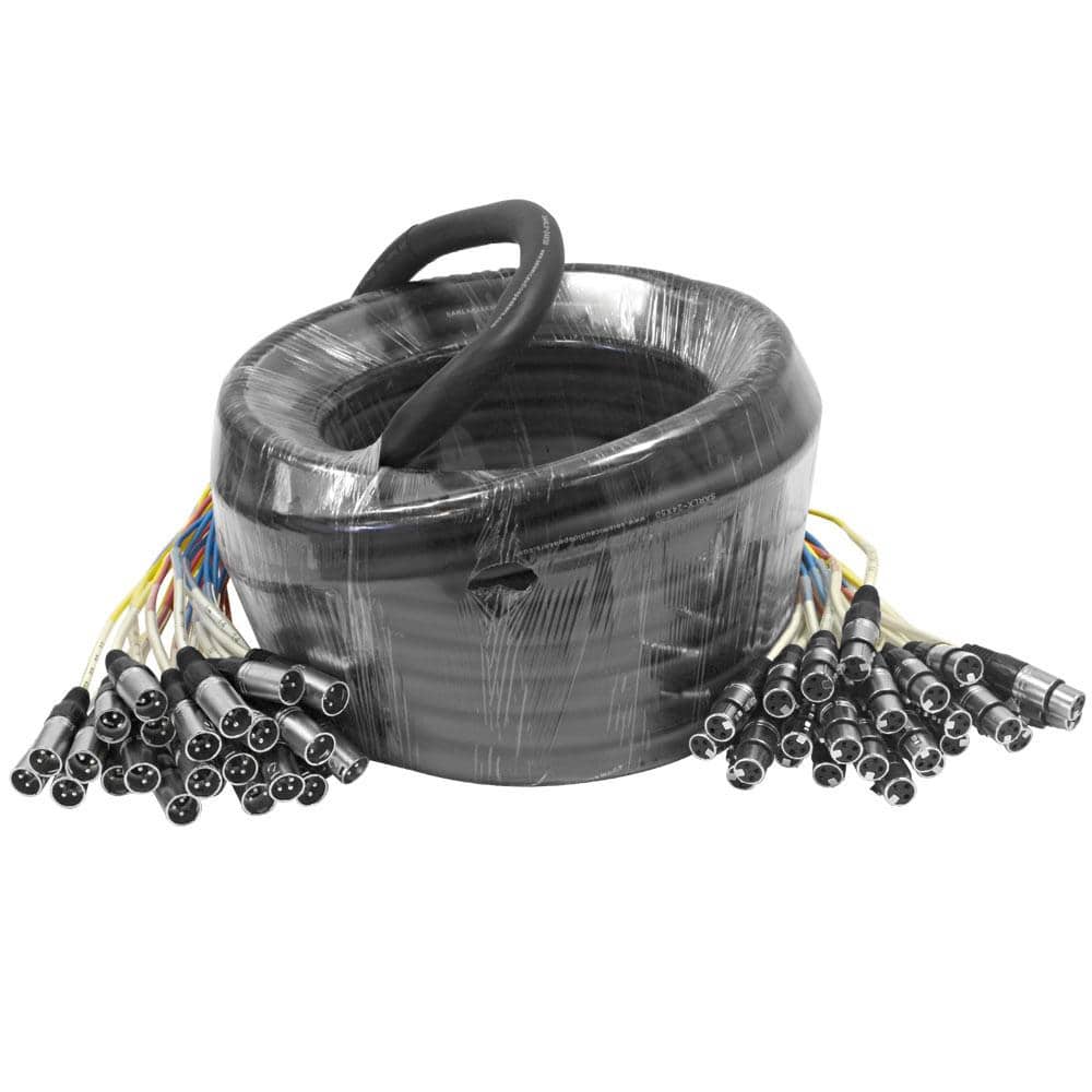 XLR Snake Cable 24 Channel Snakes Color Code Snake Cable 50 Feet