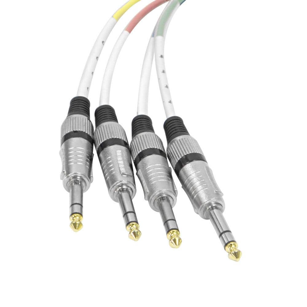 Seismic Audio Altavoces XLR hembra a ¼ TRS Patch Cables, 2 pies