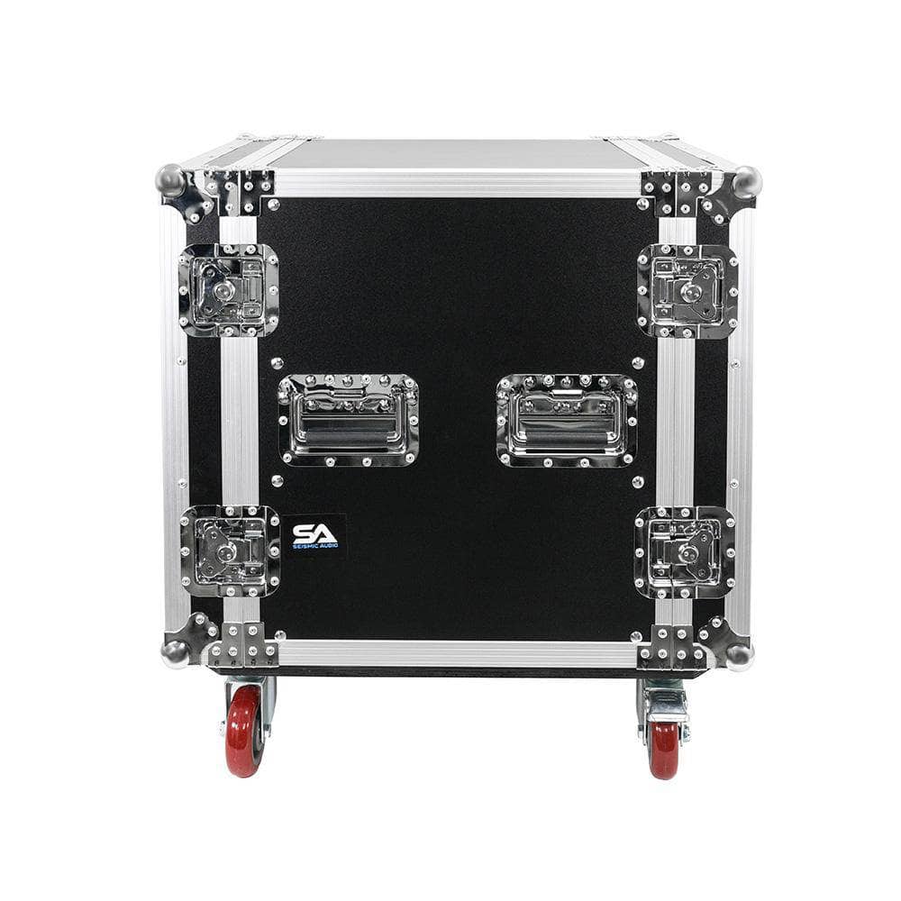 12U Rack Case | 12 Space Rack with Casters / Wheels | 19