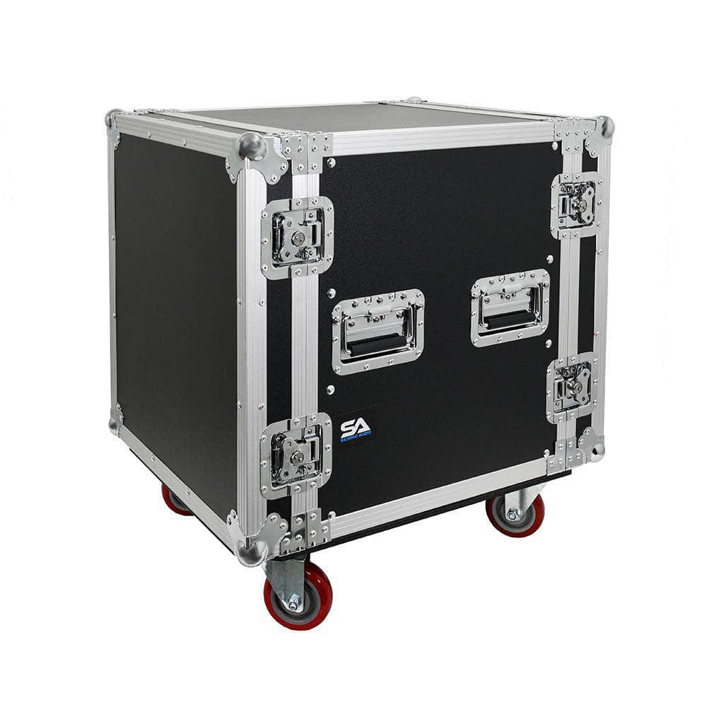 12 Space Rack 12U Rack Case | 12 Space Rack with Casters / Wheels | 19