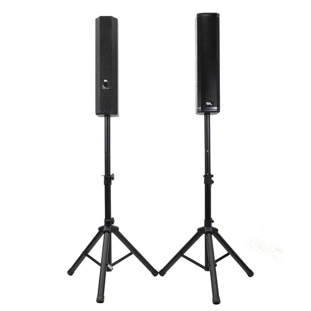 Column Line Array PA System - 4x4 Column Speaker, 12 Inch Subwoofer and ...
