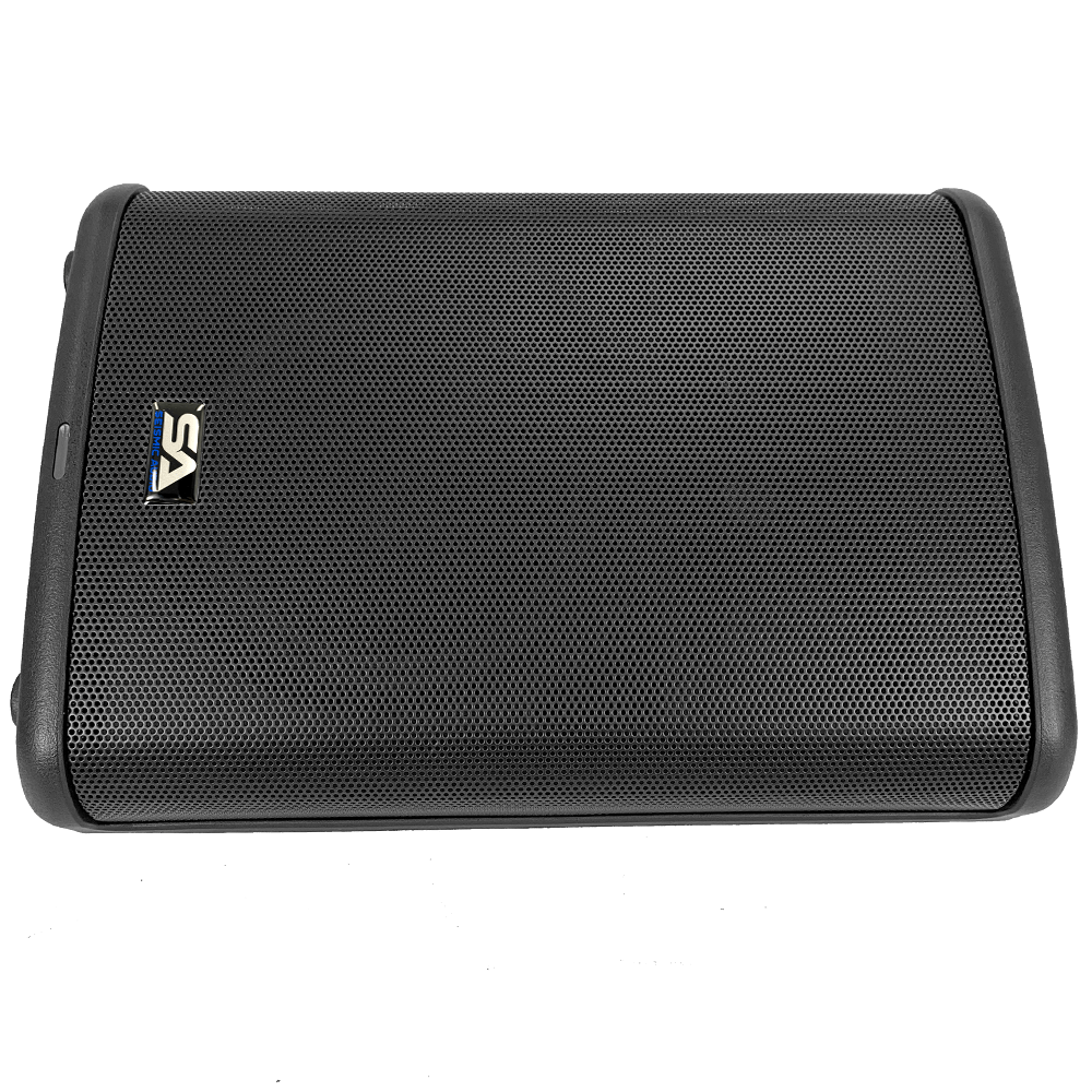 Powered 8 Inch Portable 2-Way Compact PA Speaker with Rechargeable ...