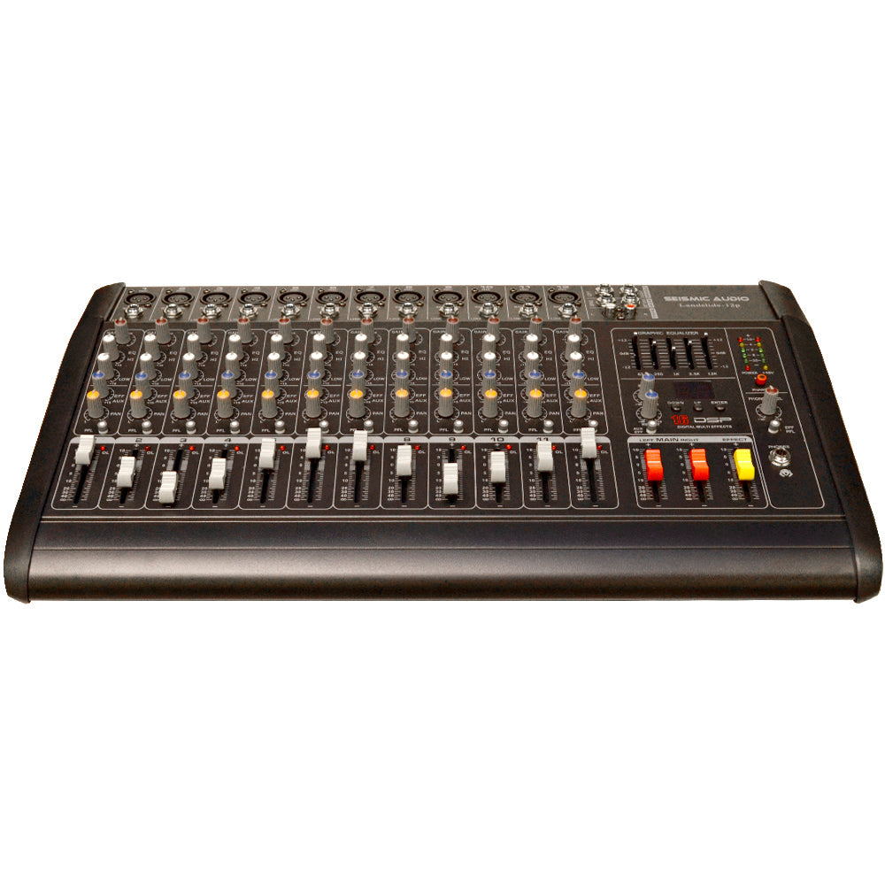 PA/DJ Pro Audio Package | Premium 15 Inch Speakers | 12 Channel Mixer ...