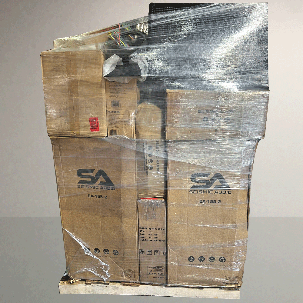 Mixed Lot 001/002 - 2 Pallets of Pro Audio Equipment- Speakers DJ - Su ...