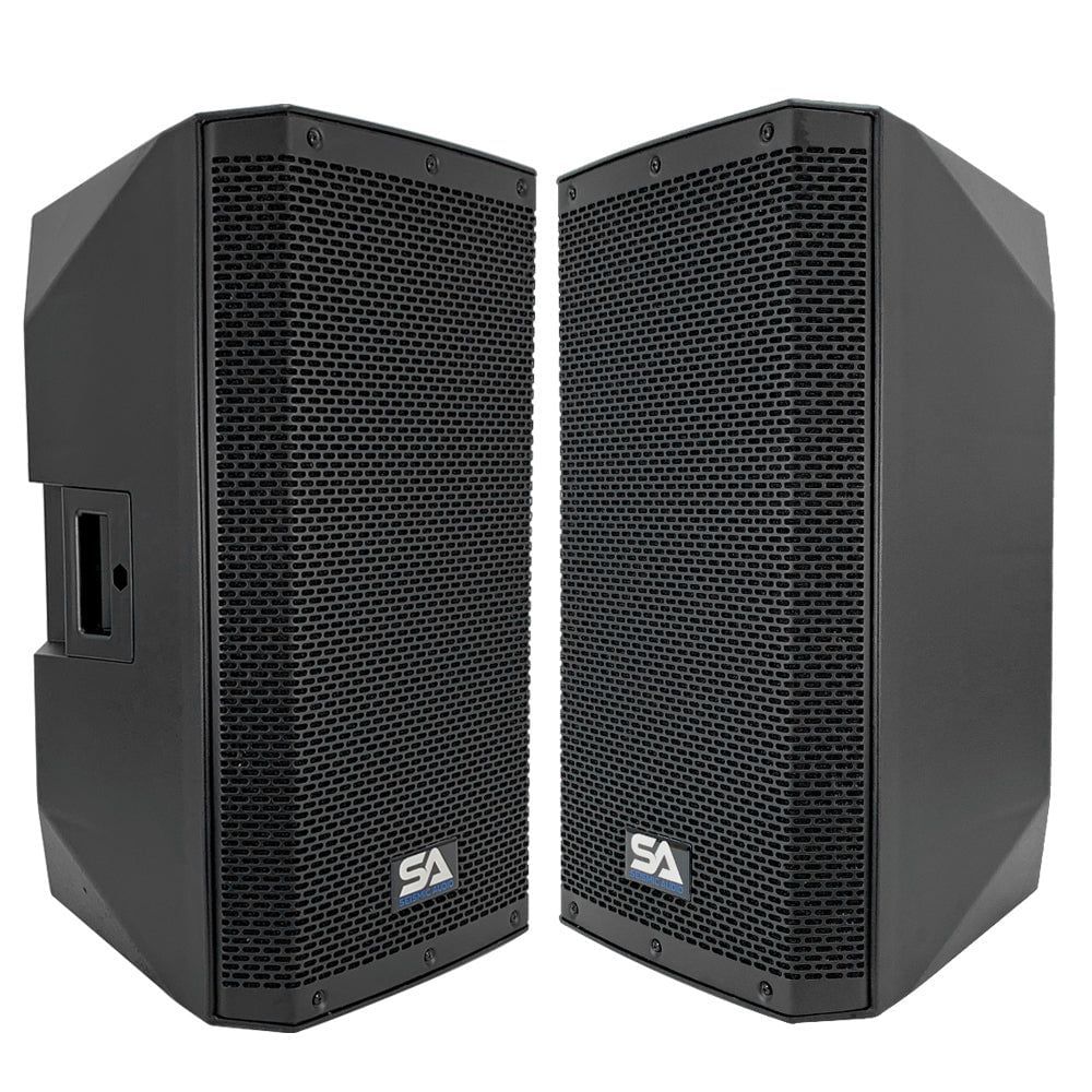 PA/DJ Pro Audio Package | 12 Inch Speakers | 15 inch Subwoofers | 10 ...