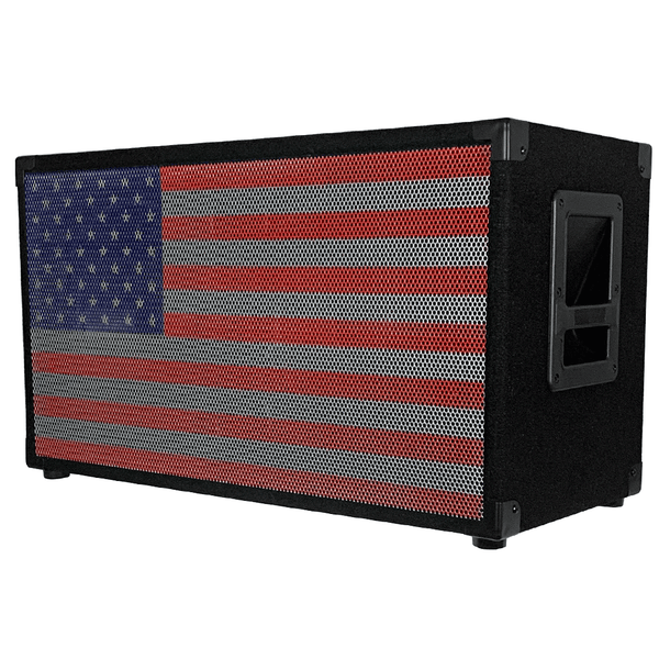 212 Guitar Speaker Cabinet with USA Grill | 2x12 Guitar Cab | 4