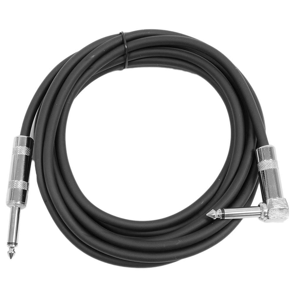 8 Pack 10 Foot 1/4 Inch TS Right Angle Guitar Cables | Multi-Color ...