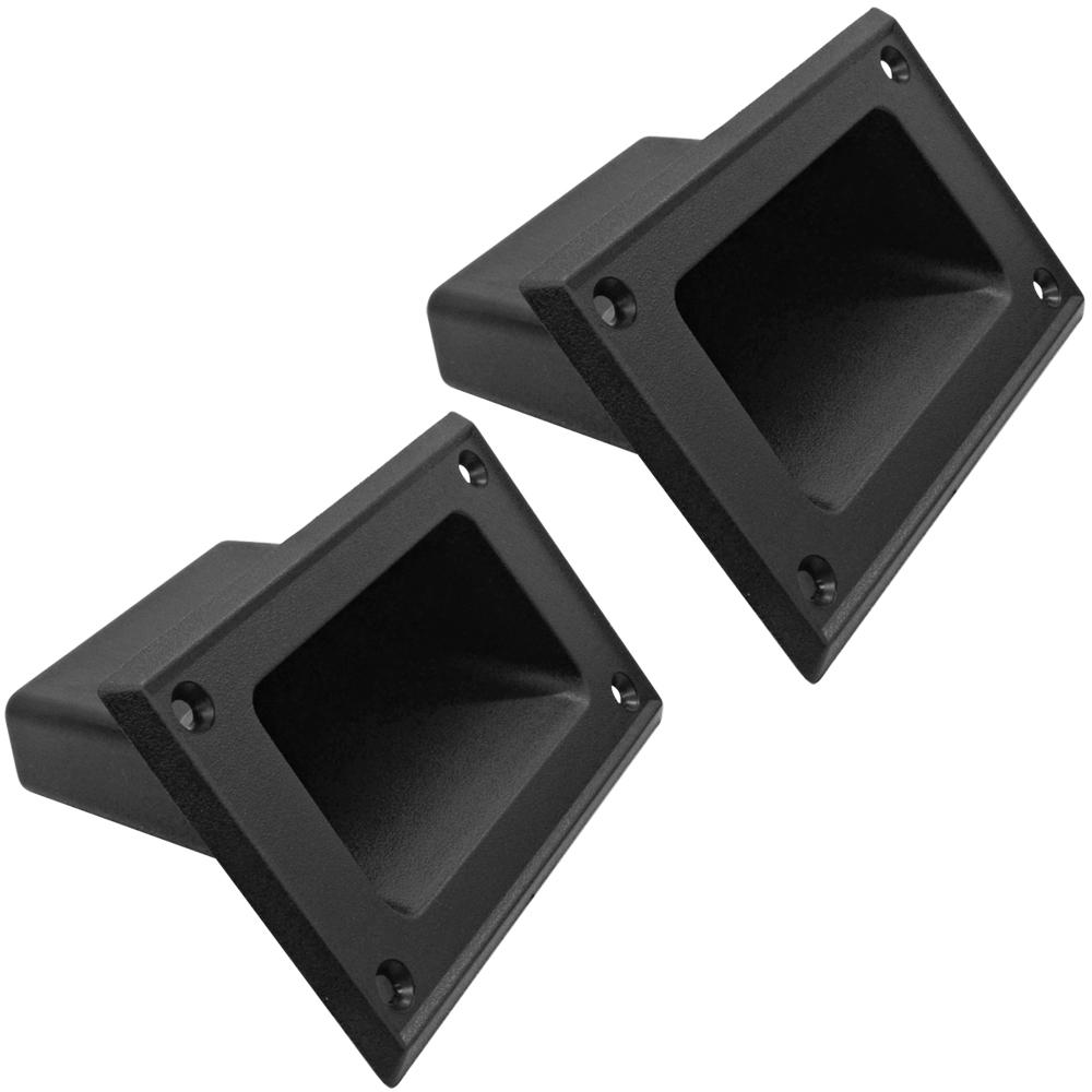 Pair of Plastic ABS Recessed Pocket Handles for PA Speakers or