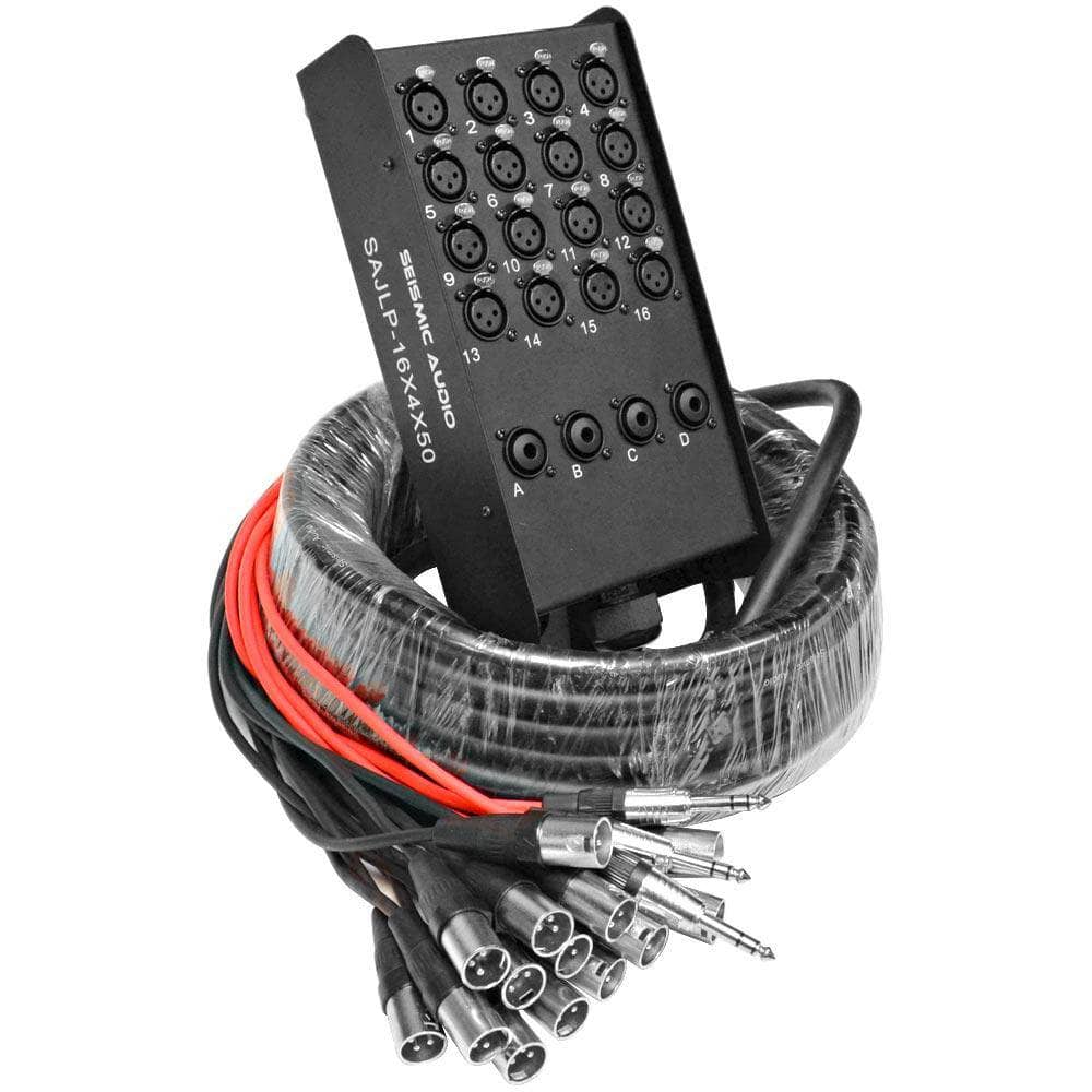 Seismic Audio - SALS-16x8x50 - 16 Channel 50' Pro Stage XLR Sn Seismic Audio - SALS-16x8x50 - 16 Channel 50' Pro Stage XLR Sn 16 Channel  XLR Color Coded