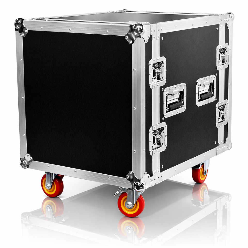 12 Space ATA Rack Case with Casters Wheels | 19