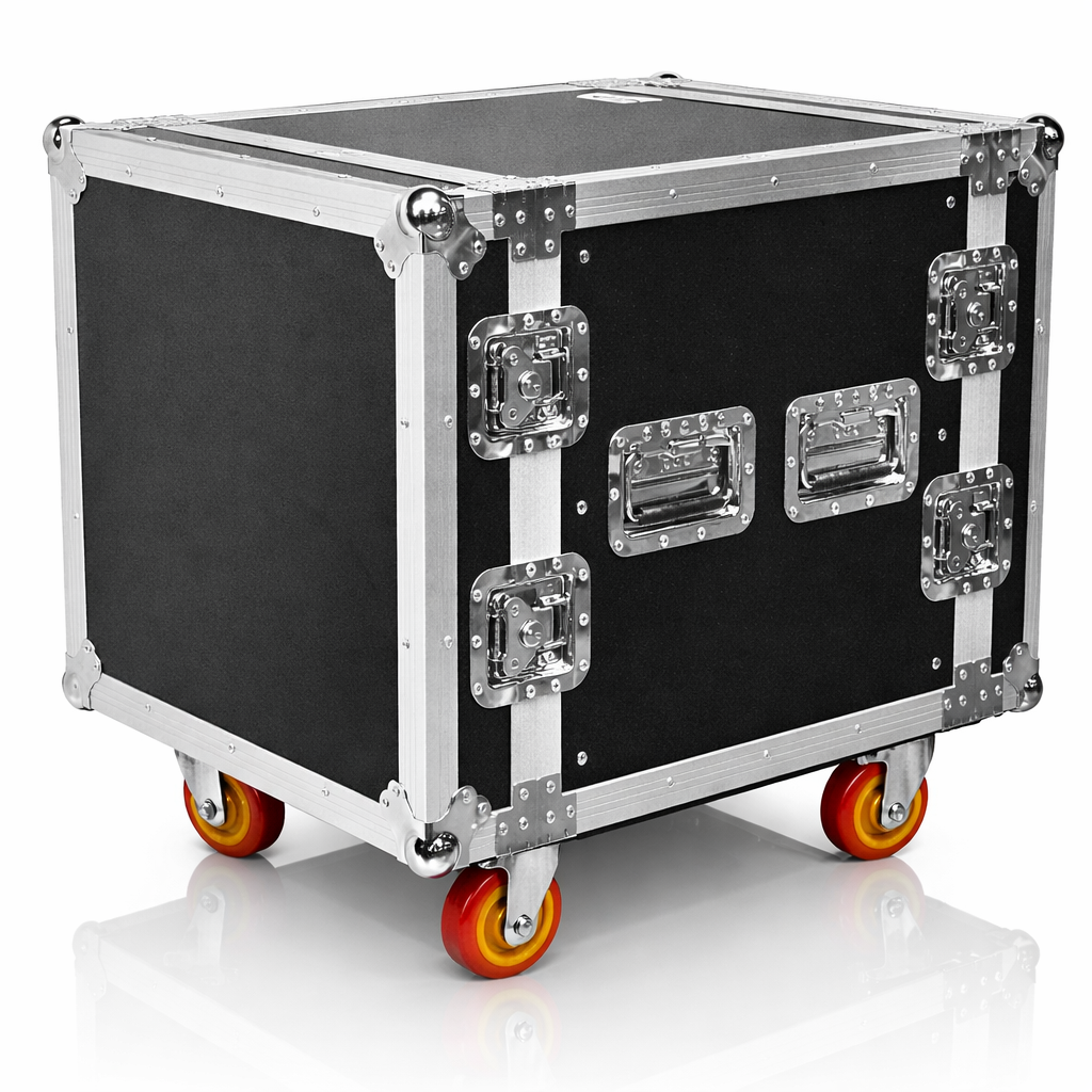 10 Space ATA Rack Case with Casters Wheels | 19