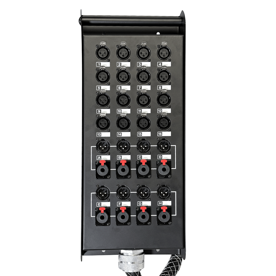 Snake Cable | 16 Channel Sends | 8 Returns | 150 Foot | XLR | TRS ...