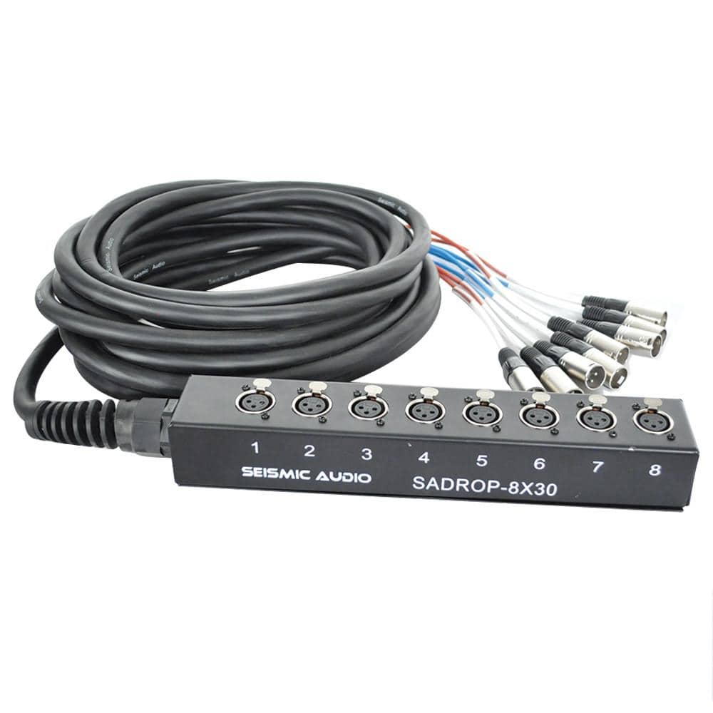 Channel s SPINE-TEKサンプラー　5.8 Channel s SPINE-TEKサンプラー 5.8 8 Channel Drop Snake Cable - 30