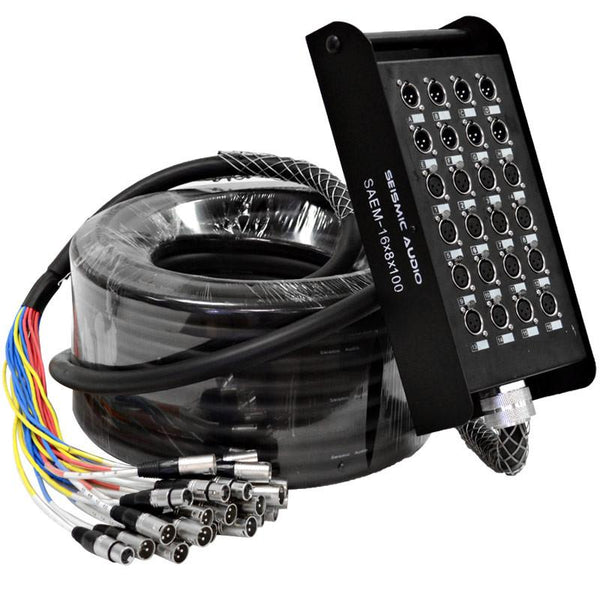 CARVIN SNK16P 16センド8リターン XLRケーブル 16 Channel XLR Color Coded Snake Cable with Stage Box | 8 Channel