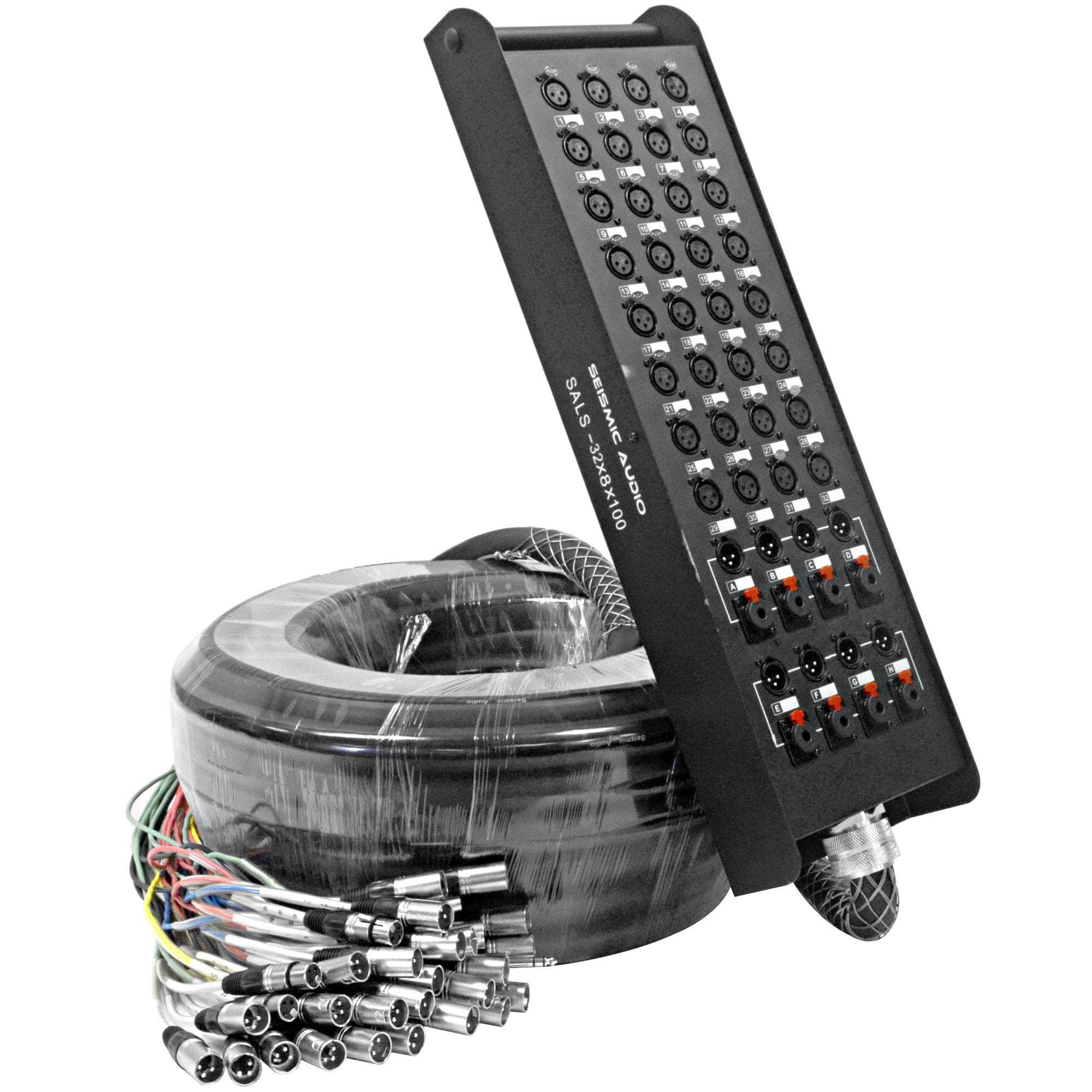 Snake Cable | 32 Channel Sends | 8 Returns (4 XLR and 4 TRS) | XLR