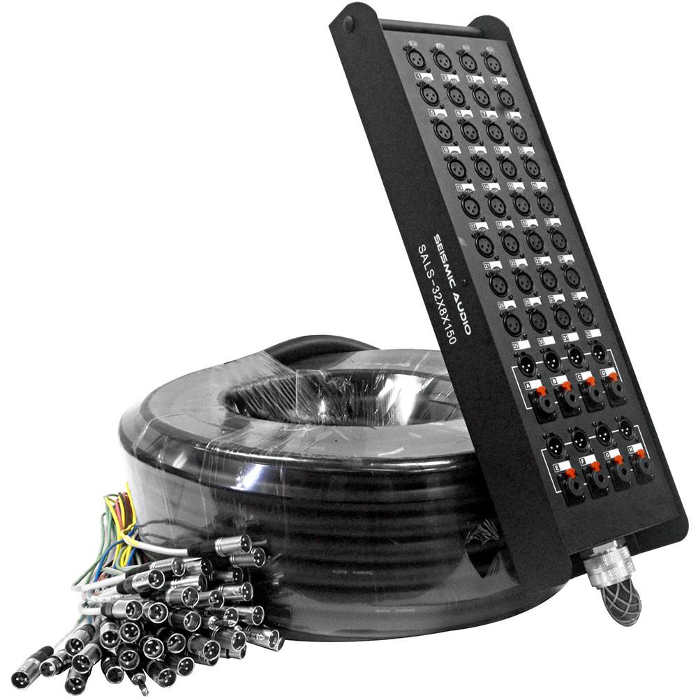 Snake Cable | 32 Channel Sends | 8 Returns (4 XLR and 4 TRS) | XLR