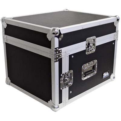 Rack Case | 6 Space Rack with Casters / Wheels | 19