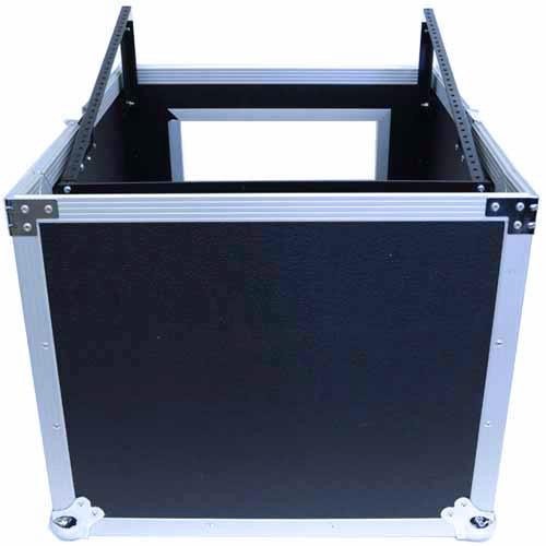 Rack Case | 8 Space Rack with Casters / Wheels | 19