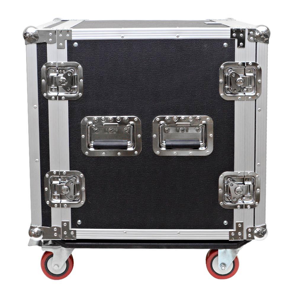 Rack Case | 12 Space Rack with Casters / Wheels | 19
