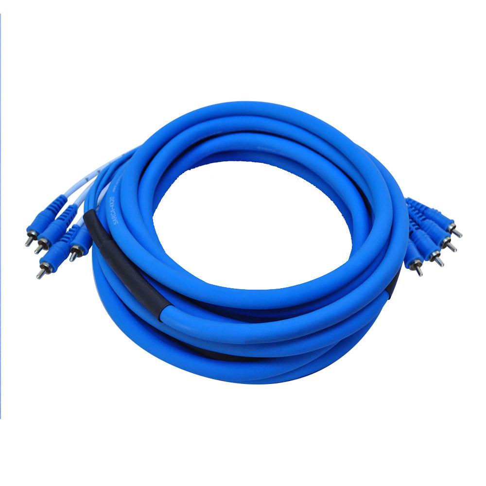 4 Channel RCA Audio Snake Cable 20 Feet | Seismic Audio