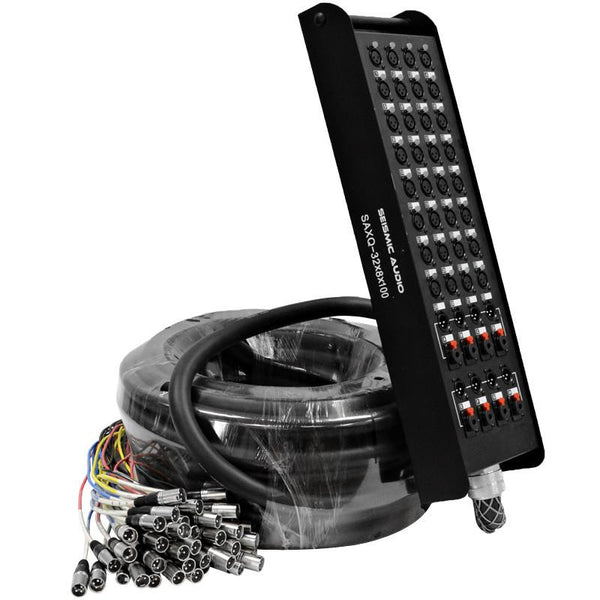 Snake Cable | 32 Channel Sends | 8 Returns | XLR | TRS | Recording