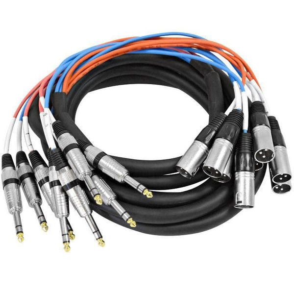8 Channel | XLR Male to 1/4