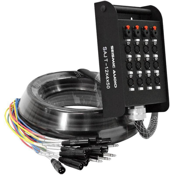 Snake Cable | 12 Channel Sends | 4 Returns | XLR Sends | TRS