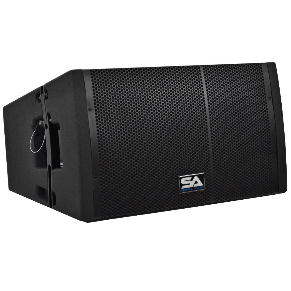 Seismic Audio SAXLP-12A - Powered 12 Line Array Speaker with Dual Compression Drivers